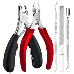 Makartt 5-in-1 Toenail Clippers Set: Professional, Stainless Steel, Super Sharp, for Thick Nails and Ingrown Removal