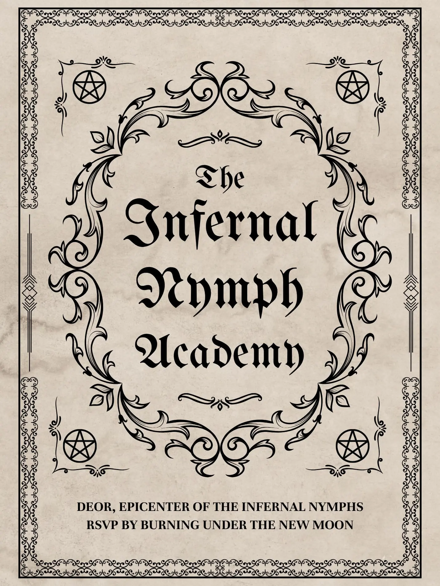 EXCLUSIVE Infernal Nymph Academy Bundle - learn about cryptids and lesson plans from this Epic Dark Fantasy universe