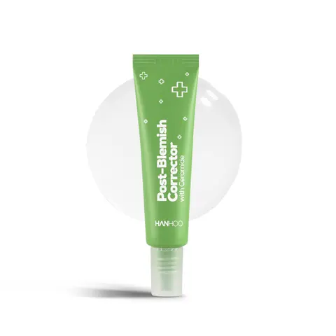 Hanhoo Korean Skincare Ceramide Mix Post-Blemish Corrector (0.5 Fl Oz) - Vegan & Cruel-Free 3% Niacinamide Brightens Hyperpigmentation Treatment, Aloe Blend for All Skin Types, Hydrates, Repairs, Restores Tone