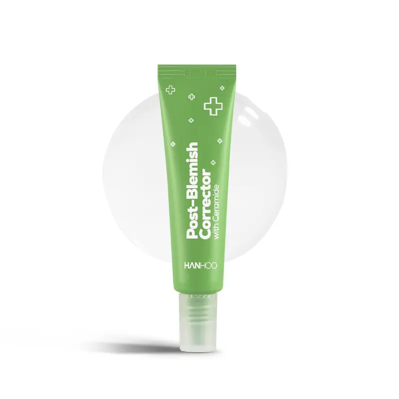 Hanhoo Korean Skincare Ceramide Mix Post-Blemish Corrector (0.5 Fl Oz) - Vegan & Cruel-Free 3% Niacinamide Brightens Hyperpigmentation Treatment, Aloe Blend for All Skin Types, Hydrates, Repairs, Restores Tone