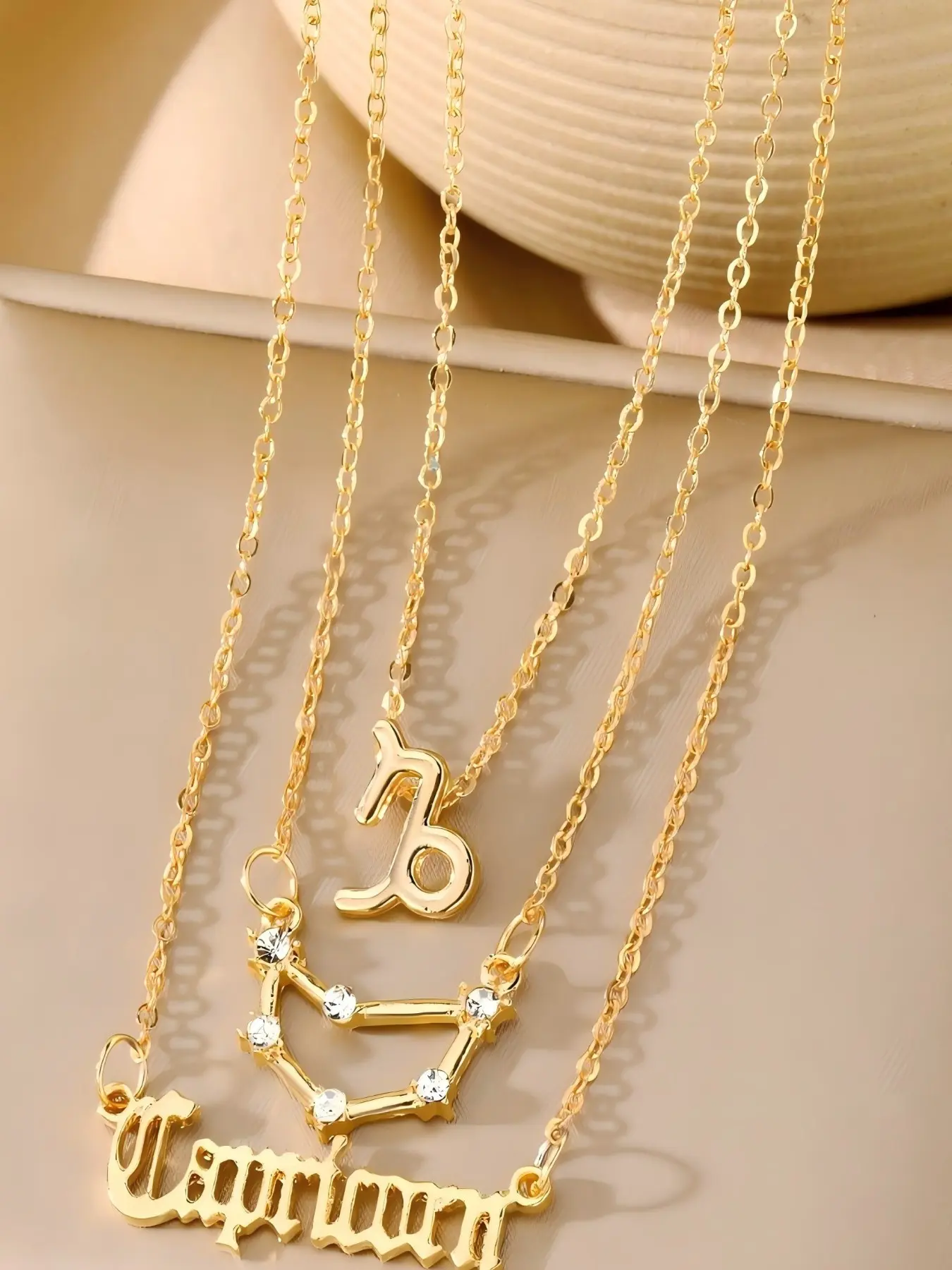 Constellation Pendant Necklace, Fashion Jewelry for Party, Daily Clothing Decor, Fashionable Jewelry Accessories, Trendy All-match & Exquisite Jewelry for Birthday Gift, Charm Necklace, Trendy Charms Necklace, Alloy Necklace