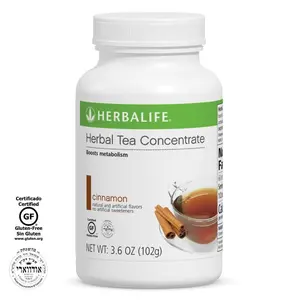 Herbalife Herbal Tea Concentrate Cinnamon - 3.6 oz Instant Black Tea Powder, Scented, Gluten-Free, Suitable for Hot or Cold Daily Beverage Routine