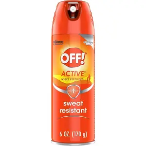 OFF! Active Insect Spray Sweat Resistant 6 Ounce (Pack of 10)