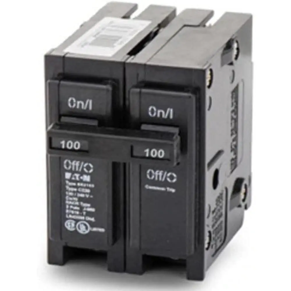 Corporation Br2100 Double Pole Interchangeable Circuit Breaker, 120/240V, 100-Amp