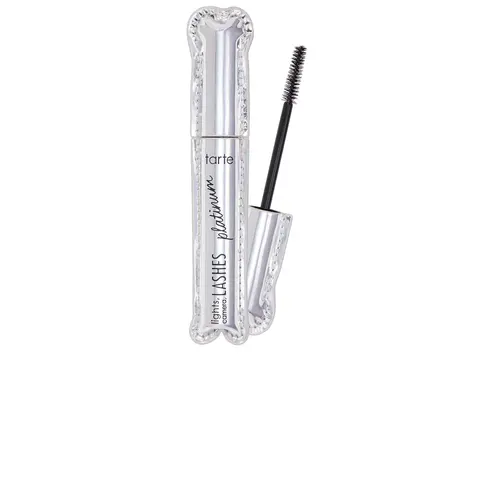 tarte Lights, Camera, Lashes Platinum Nourishing Olive Serum-Infused Voluminous Lengthening Mascara - Black, Smudge-Proof, Fluffy Lashes Cosmetic, Green Tea-Infused Makeup Product