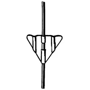 0.31 x 48 in. Standard Round Electric FencePost - Pack of 25