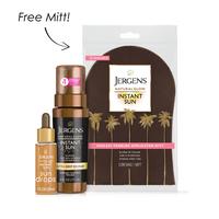 Ultra Deep Bronze Mousse, Instant Sun Drops, Mitt