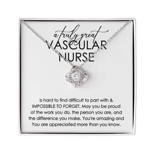 Vascular Nurse Necklace, Gift for Vascular Nurse, Thank You Vascular Nurse, Appreciation for Vascular Nurse, Vascular Nurse Retirement Gift