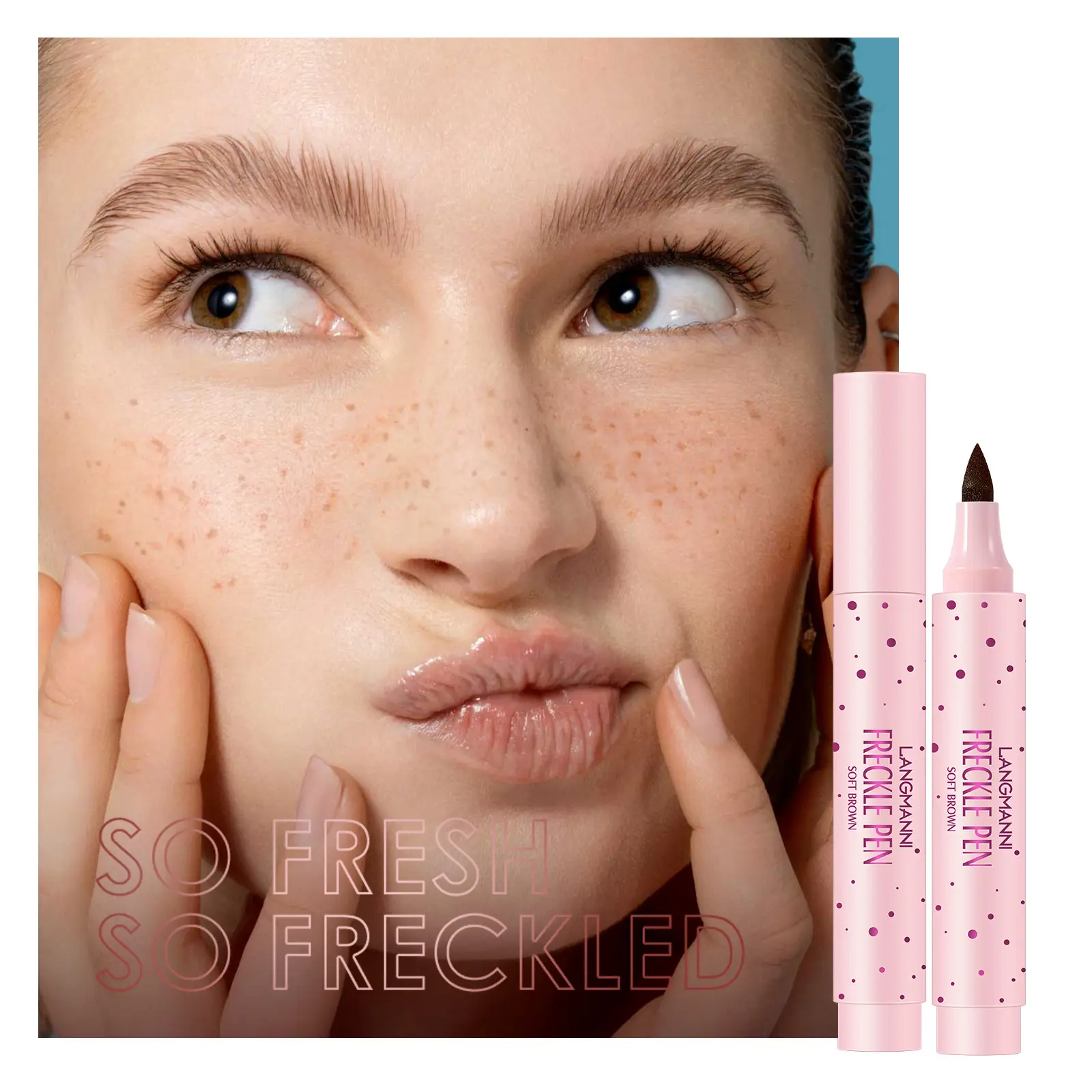Natural Simulation Freckle Pen Color Rendering Waterproof and Easy To Color Without Makeup Freckle Pen Cosmetics Smudge No Budge