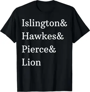 100% Cotton Islington Hawkes Pierce Lion T-Shirt
