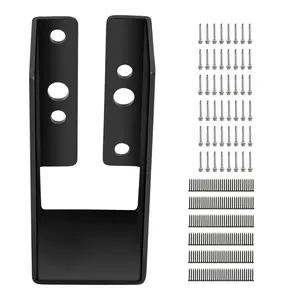 VEVOR Concealed Joist Hanger, 2x4 Outdoor Accent Concealed-Flange, Pack of 24 Concealed Joist Bracket, Q235 Steel Plate Powder-Coated Concealed Face Mount Joist Hanger Inner 40x91 mm for Beam Swing