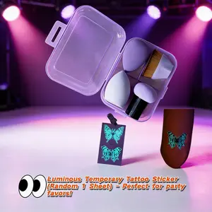 Beauty Egg Set + Glowing Watercolor Butterfly Decoration Kit, Realistic Butterflies, Perfect for Music Parties, Festivals, Weddings, Valentine's Day