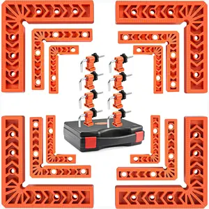 90 Degree Clamp, Positioning Squares Set Of 12(3" 4" 6") Right Angle Clamp, Corner Clamps, Woodworking Tool For Pictures Frames, Cabinets, Boxes