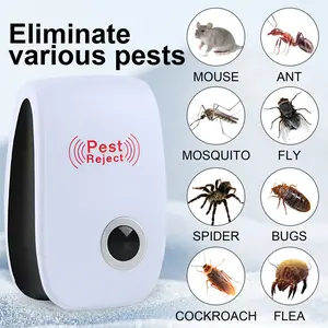 Pest Repeller, Mosquito Repeller, Home Use Mosquito, Cockroach, and Rodent Repeller, Plug-in Smart Night Light