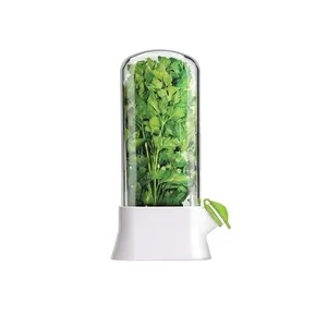 Vegetable Preservation Box, 1 Count Anti-crush Eco-friendly Preservation Device, Creative Coriander Preservation Cup for Home Kitchen, Utensils, Food Storage, Produce Storage Containers