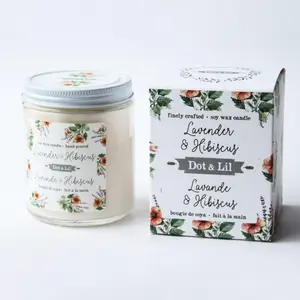 Dot & Lil Lavender & Hibiscus Candle