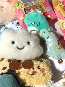 5pcs/10pcs/20pcs Mini Plush Toy Hanging Decorative Bag, Mysterious Surprise Gift, Cute & Fun Design, Suitable for Family, Friends & Classmates, Ideal for Valentine's Day, Birthday & Holiday Celebration