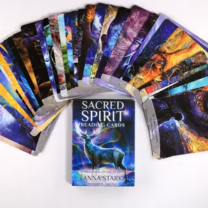 36 Cards Sacred Spirit Reading Cards, Spiritual Guidance & Insight, Oracle Deck for Divination, Inspirational Tarot Cards Christmas Halloween Thanksgiving gifts