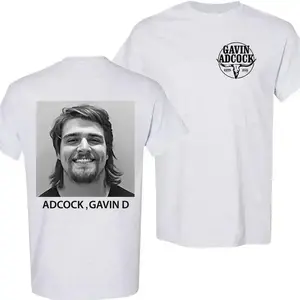 Morning Bail Tee Mugshot Gavin Adcock Tour T-shirt Sweatshirt- Unisex Tee - For Gavin Adcock fans Country Music Merch, Mugshot GA Shirt
