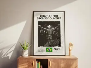 Charles Oliveira Poster, UFC Poster, Poster Ideas, Fighter Poster, Athlete Motivation, Wall Decor, UFC, Sports Poster