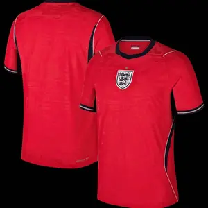 Unisex Football England National Team 2026 Away Replica Jersey - Red