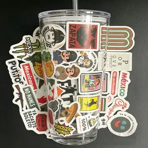 30 pcs Mexican blue-collar humor stickers — waterproof vinyl pack with snarky jobsite jokes; great gift for workers; decor for hard hats, tool boxes, bumpers, and more