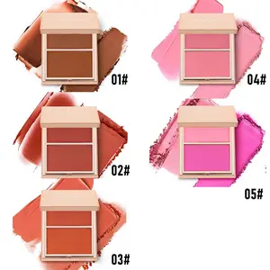 PHOFAY Cream-Powder Matte Blush Duo | Buildable Long-Lasting Color | Vibrant Matte Finish | Makeup Cosmetic