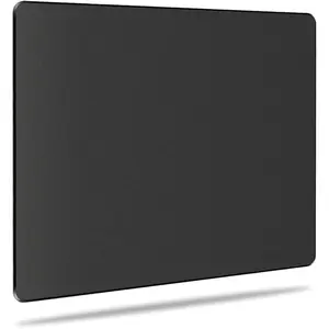 Mouse Pad for Desk, Black Mouse Mat with Resin Hard Surface  Non Slip Bottom, Waterproof Gaming Computer Mousepad Large Mouse Pads for Desk Computers, Laptop, PC, Office,