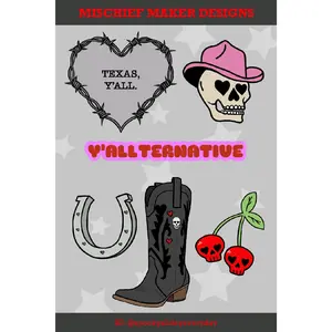 Y'allternative Sticker Sheet