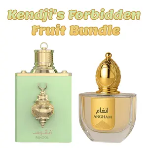 Kendji's Forbidden Fruit Bundle | Fanoos By Amaran Unisex | Angham By Zakat Women | 100 ML (3.4 FL OZ) Eau De Parfum