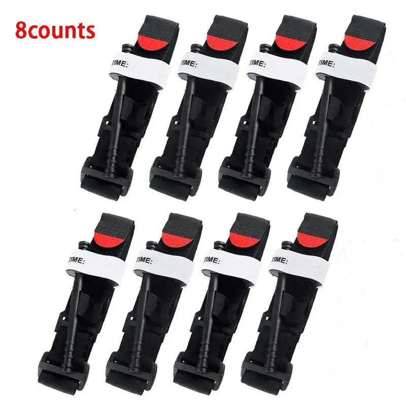 Emergency Tourniquet, 8 Counts Quick Safety Tourniquet, Outdoor Emergency Injury Tourniquet, Safety & Security Supplies