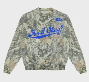 Megan Moroney Camo Shirt Am I Okay Real Tree Sweatshirt Unique Camouflage Merch Tour, Unisex 3D Sweatshirt, Realistic Print Pullover, Casual Street Style