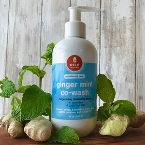 Oyin Handmade Ginger Mint Co-Wash~ Invigorating cleansing cream