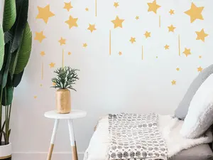 Raining Stars Stencil - Art and Wall Stencil