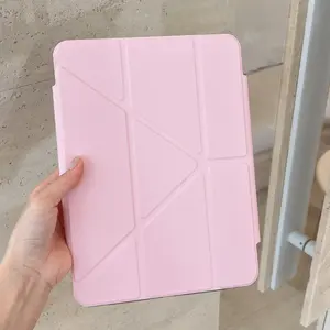 Solid Color Tablet Case, Foldable Anti-drop Tablet Protective Cover, Tablet Protector for iPad Pro 11 iPad 10th Generation iPad 7/8/9th Generation