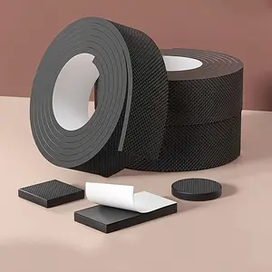 A Roll of Anti-Slip Pads Measuring 100Cm for Chair And Table Legs - Sturdy, Noise-Dampening, And Scratch-Resistant Covers Suitable for Sofas, Stools, And Other Furniture - Can Be Easily Cut for a Tailored Fit