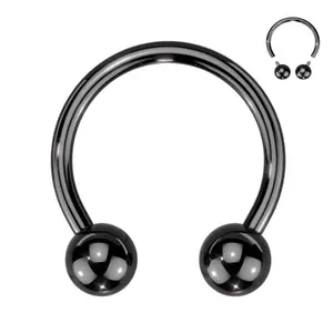 Titanium 8g Septum Ring (Internally Threaded) - 10148