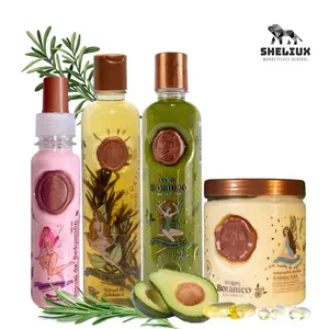 Ritual Botánico – Kit: Rosemary Shampoo, Intensive Plex Conditioner, Collagen & Biotin Hair Mask, and Heat Protector Lotion