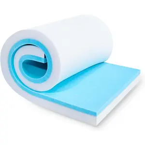 Upholstery , 72" x 24" x 3" High Density Gel Memory  Padding Couch Cushion Support, Cut to Size  Replacement Pad for Sofa Sag Support