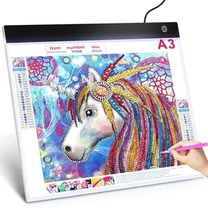 A3  Art Light Board, Ultra-Thin Light Pad for Painting, Light Table Tracing Light Box for Drawing, , Weeding Vinyl, Sketching, Painting Accessories Gifts for Her, , Him