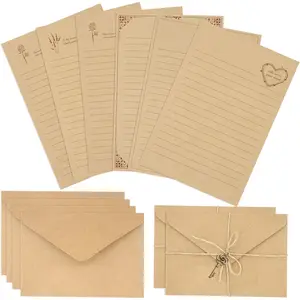 72 PCS Vintage Stationery Set,24 Writing Papers with 12 Matching Envelopes,Old Looking Stationery Kit for Writing Letters and Invitations