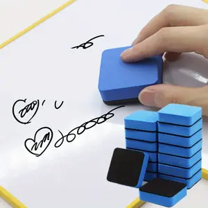 40 Pack Magnetic Whiteboard Dry Erasers Chalkboard Cleaner Wiper for Classroom Teacher Supplies Home and Office, Blue