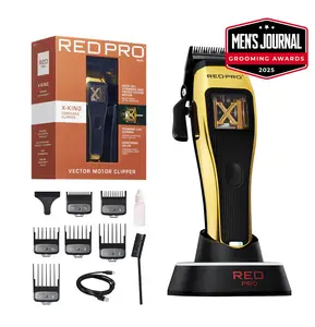 Red PRO X-King Vector Motor Cordless Clipper