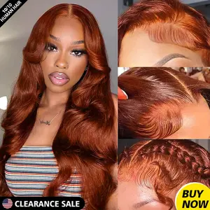Bling Hair 30 Inch Reddish Brown Lace Front Wigs Human Hair 13x6 Body Wave Lace Front Wig 180% Density 33# Lace Frontal Wigs Human Hair Pre Plucked with Baby Hair for Women Brown Human Hair