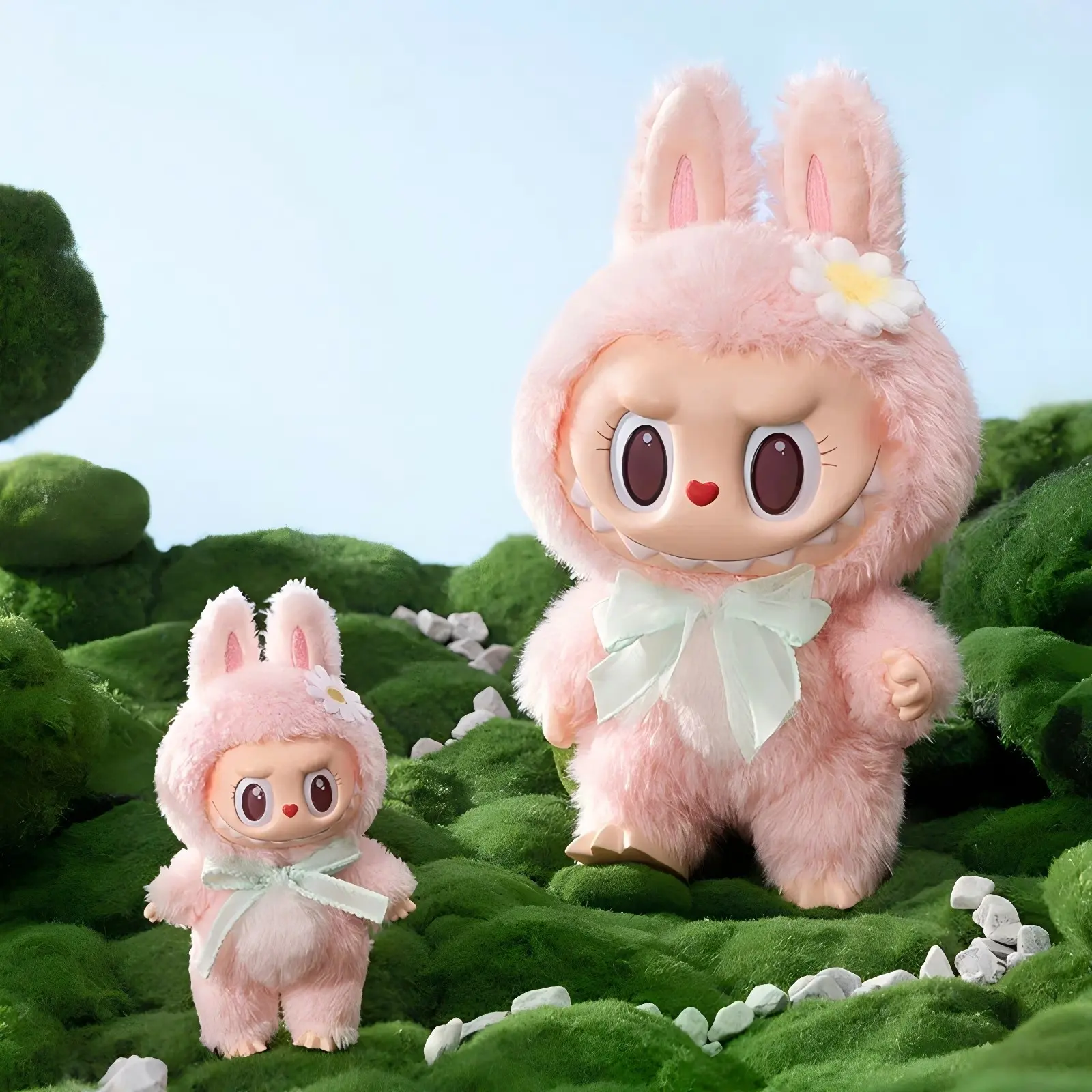 POP MART Close to sweet ぬいぐるみ Pop Mart Labubu Mokoko Close to Sweet Vinyl Plush Pendant - US