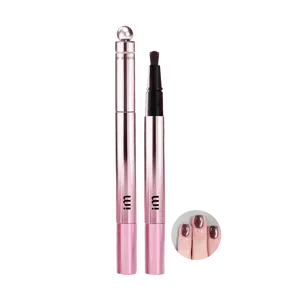 MR.WISH Cat Eye Gel Polish Pen 7-in-1 All-in-One Nail Polish Brush for Effortless Home Manicure - "French Truffle" Shade