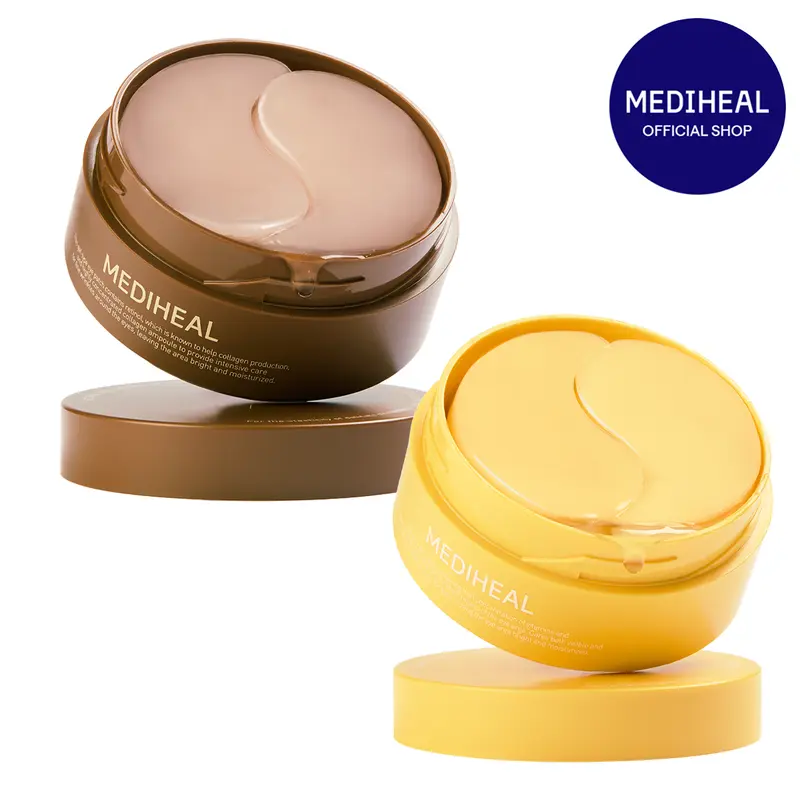 [MEDIHEAL] 24/7 Day & Night Eye Care Duo | Retinol + Vitamin C Collagen Eye Patch Duo | 24/7 Firming & Glow Care