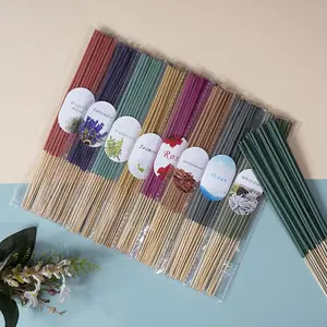Natural Incense Stick, 20pcs/set Aromatherapy Incense Stick, Home Fragrance for Yoga Meditation, Sleep Aid, Hotel Bathroom, Home Office, Scented