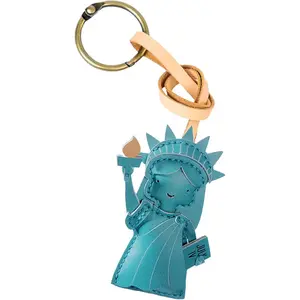 Travel Icon Leather Charm  - Hand-Sewn Bag Charm for , Backpack Decoration,  for Women Men