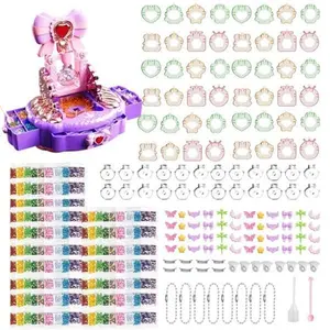 Générique Charm Making Kit for Bags, Workshop Decoration for Backpack, Moving Sand Pendants, Keyrings, Hobbies, 4 Years and